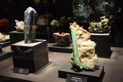 Ausstellungsstück in der weltgrößten Mineraliensammlung Terra Mineralia in Freiberg (Sachsen) bei Dresden