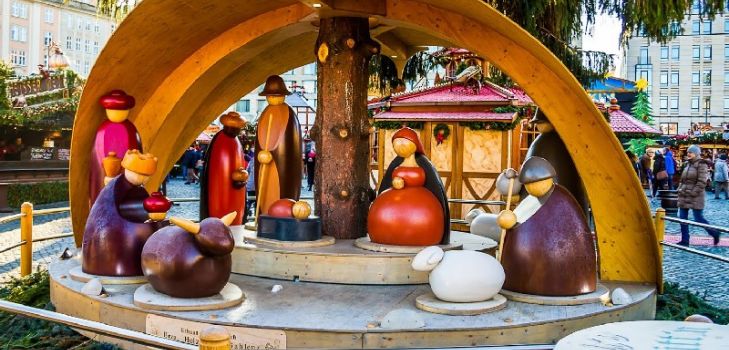 Nußknacker auf dem Weihnachtsmarkt in Dresden