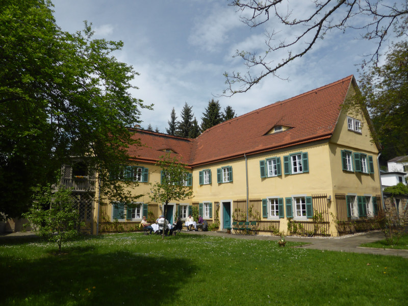 Das Sommerhaus des Komponisten Carl-Maria von Weber bei Dresden